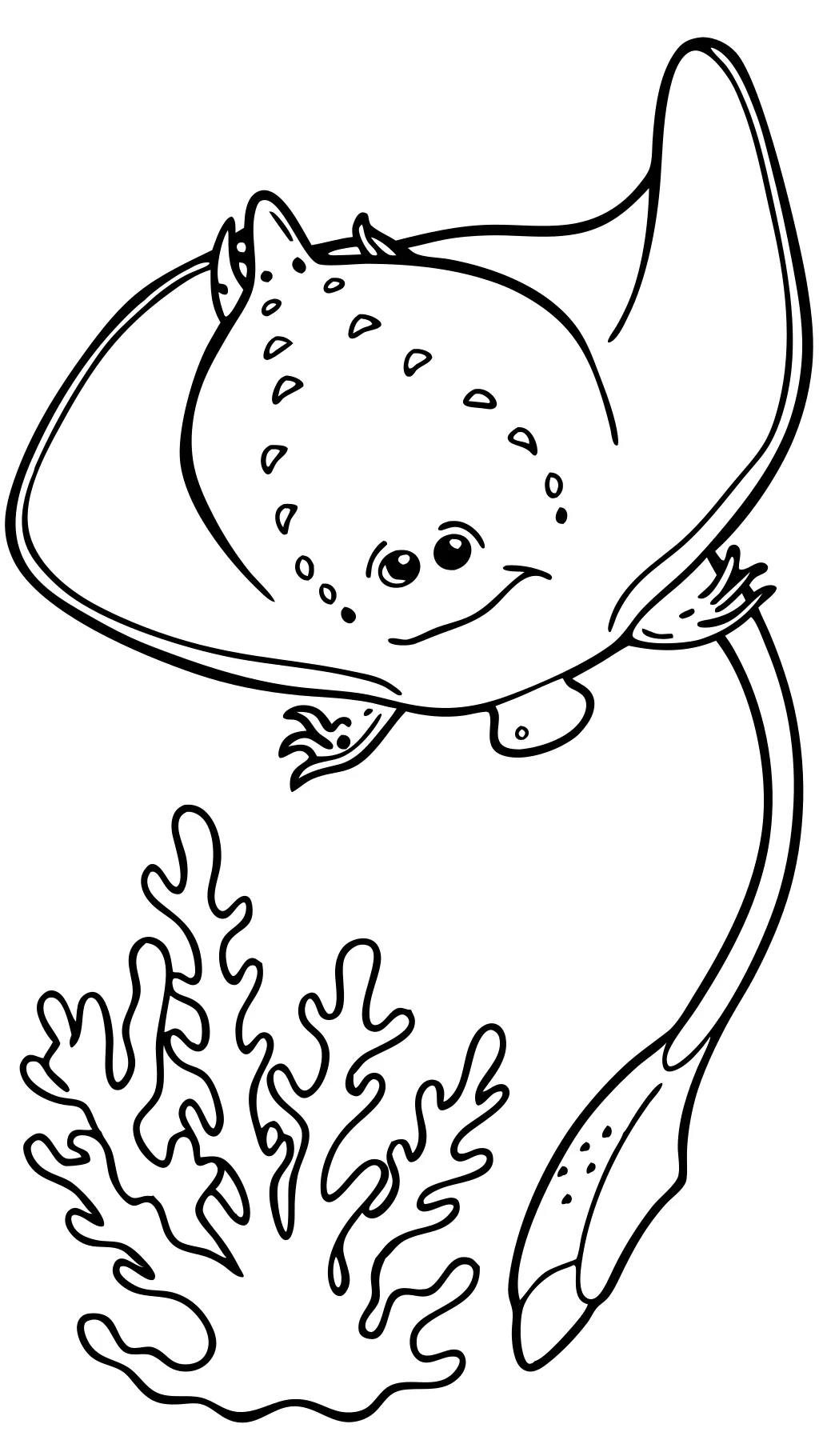 coloring pages stingray